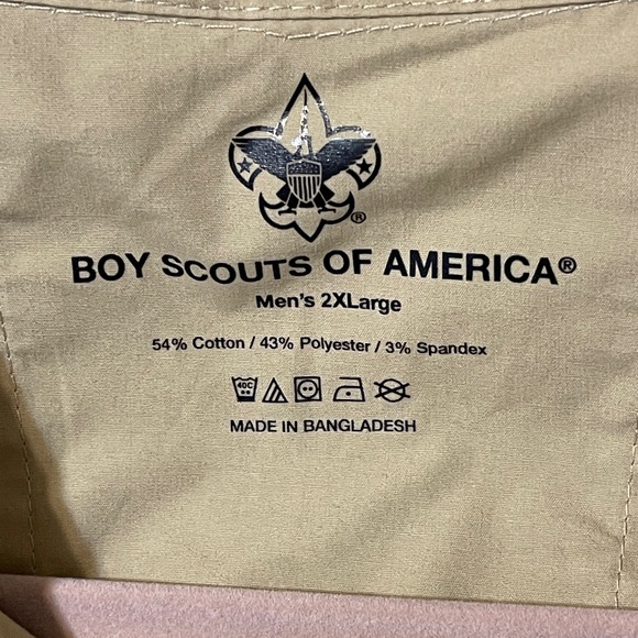 Boy Scouts of America BSA Men's Shirt 2-XLarge XXL Sewn Patches Austin Gorpcore - Picture 12 of 12
